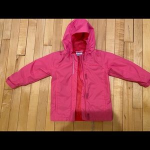 Girls Columbia Rain Jacket
